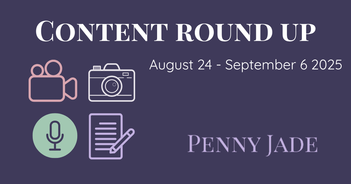 Content Round Up – August 24-September 6 2025